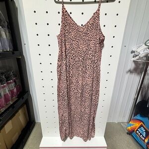 A Beautiful Soul Pink Leopard Print Women's Dress Size B